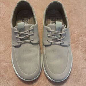 Sperry Women 7.5 Coastal PLUSHWAVE 3-Eye Rose Dust Shoe STS85542 Distress